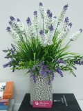 Bình hoa lụa cao cấp lavender biểu tượng của sự chung thuỷ 0